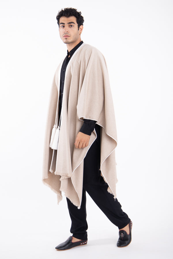 Loro Piana Cashmere Ivory Poncho