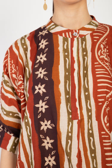 Helen Cotton Tribal Dress