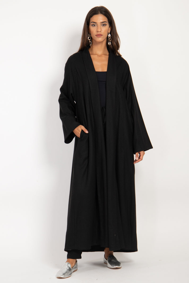 Dina Wool Black Coat