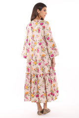May Cotton Printed Flowers Dress