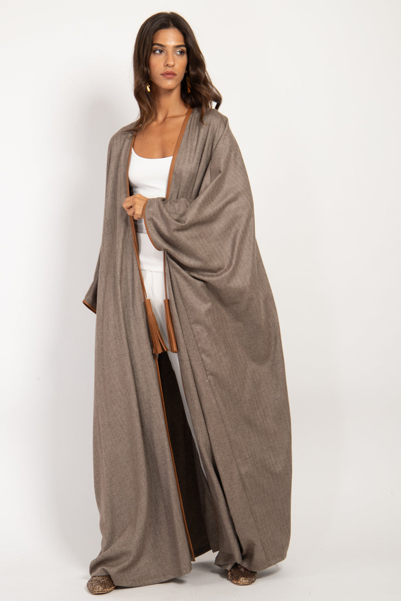 Loro Piana Cashmere Sepia Abaya