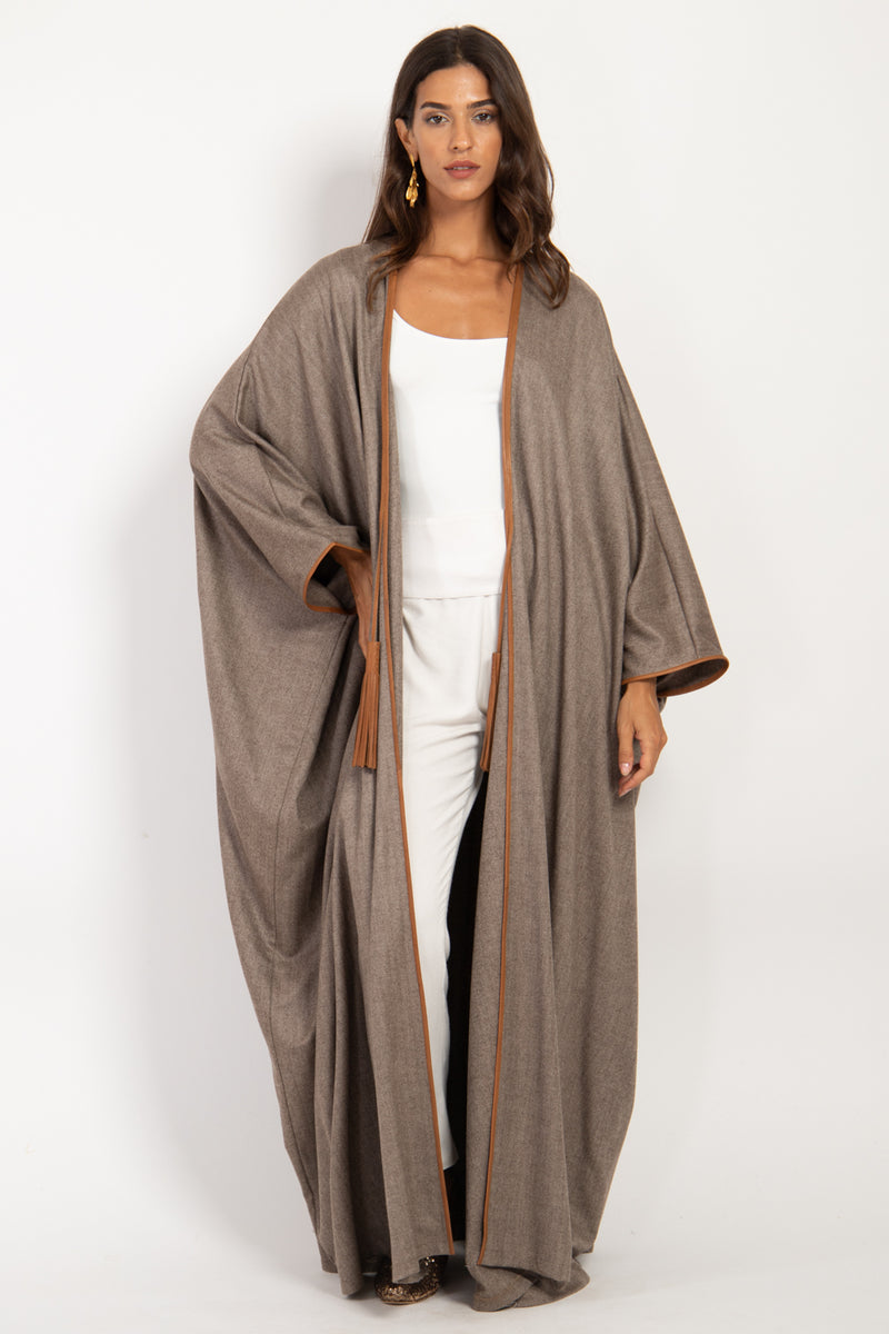 Loro Piana Cashmere Sepia Abaya