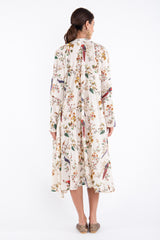 Remy Cotton Printed Birds Dress