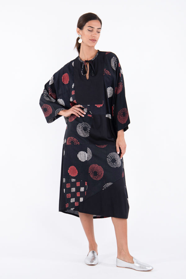 Maram Cotton Printed Graphic Dress