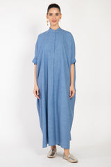 Helen Wool & Linen Blue Dress