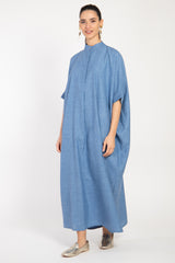 Helen Wool & Linen Blue Dress