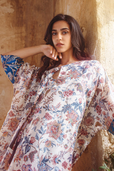 Fay Cotton Voile Floral Pastel Dress