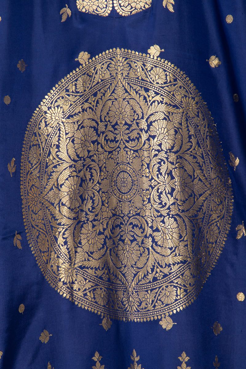 One-Of-A-Kind Rania Silk Royal Blue Dress