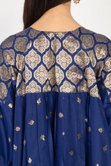 One-Of-A-Kind Rania Silk Royal Blue Dress