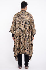 Amira Georgette Embroidered Poncho