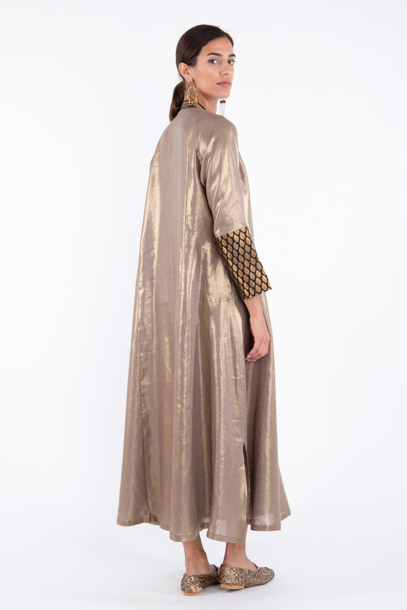 Soula Linen Gold Dress