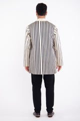 Khaled Silk Striped Jacket