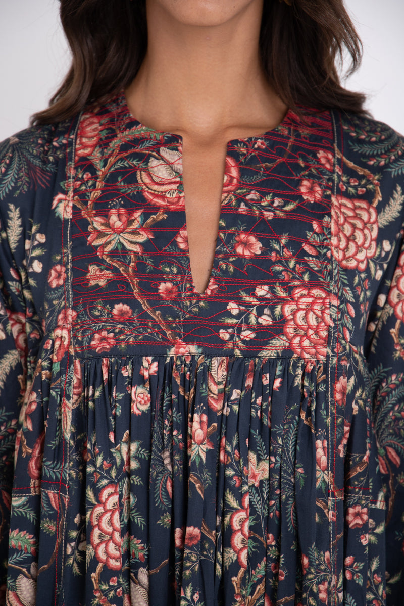 Farida Cotton Autumn Dress