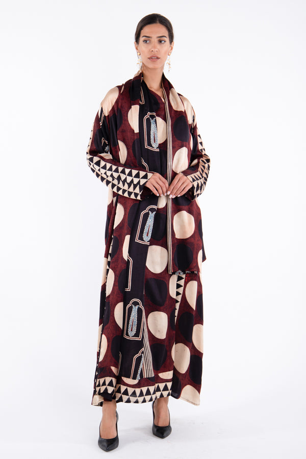 One-Of-A-Kind Madhuri Silk Printed Dress