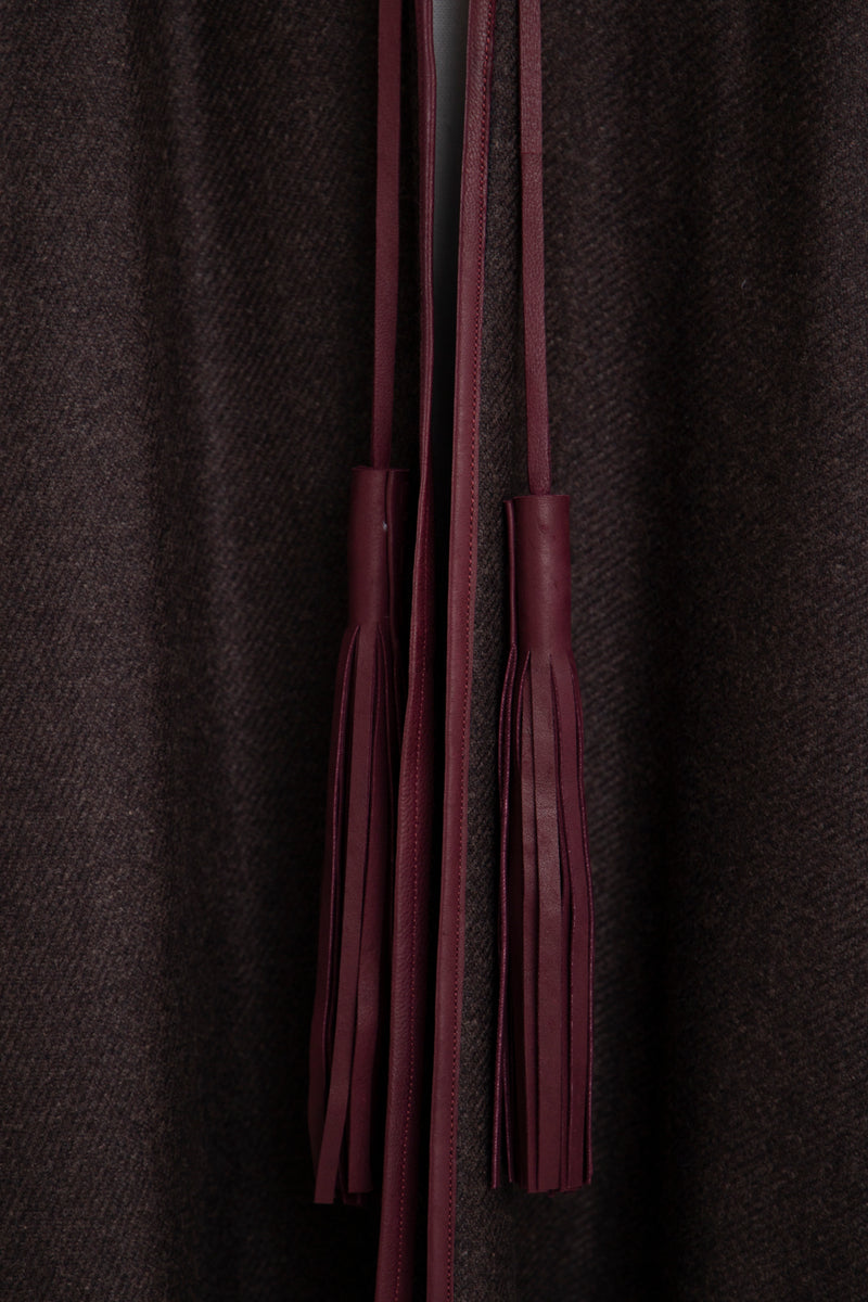 Loro Piana Cashmere Dark Brown Abaya