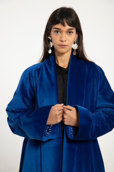 Dina Cotton Velvet Coat