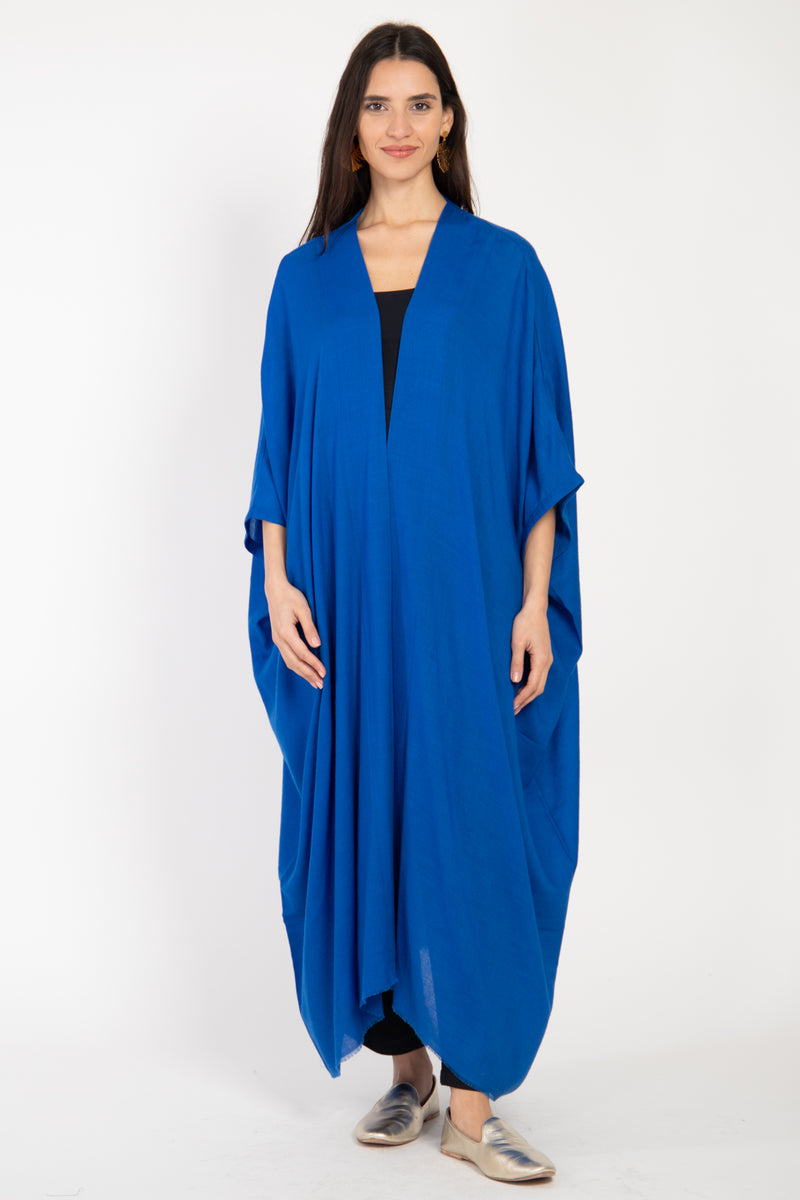 Foulard Wool Blue Abaya