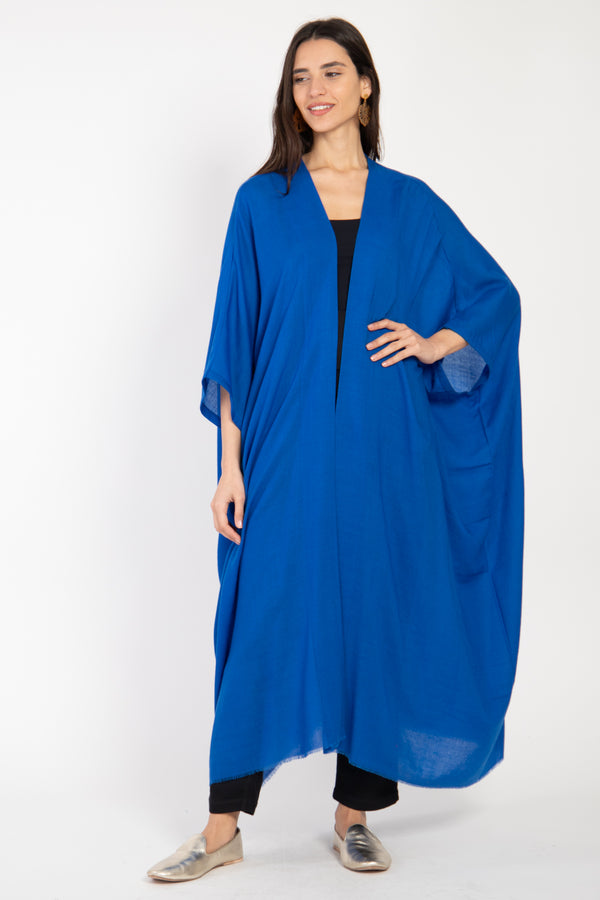 Foulard Wool Blue Abaya