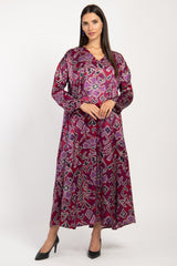 Zam Silk Purple Dress