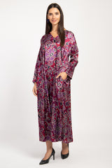 Zam Silk Purple Dress