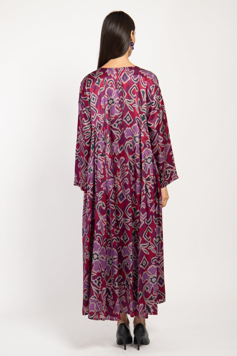 Zam Silk Purple Dress