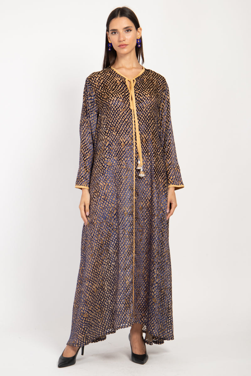 Youmna Velvet Burnout Dress