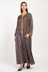 Youmna Velvet Burnout Dress