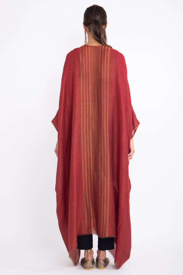 Foulard Wool Rust Abaya