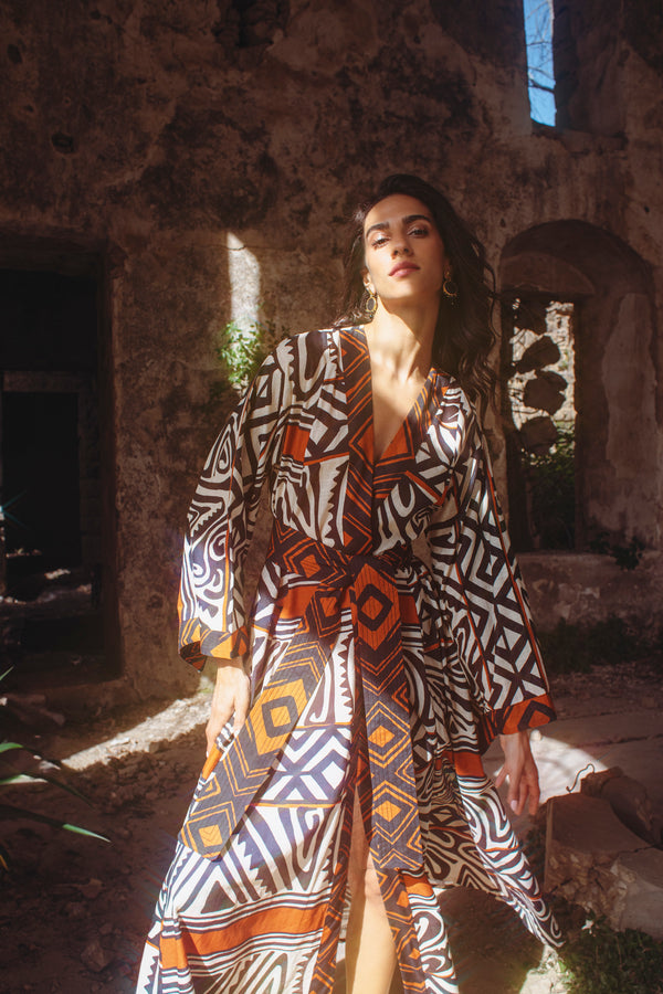 Sofia Cotton Tribal Dress