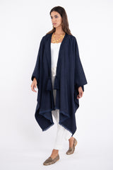 Loro Piana Cashmere Navy Poncho