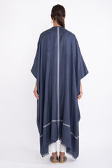Foulard Wool Blue Abaya
