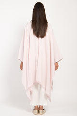 Classic Linen Striped Poncho