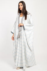 Loro Piana Wool Light Blue Abaya