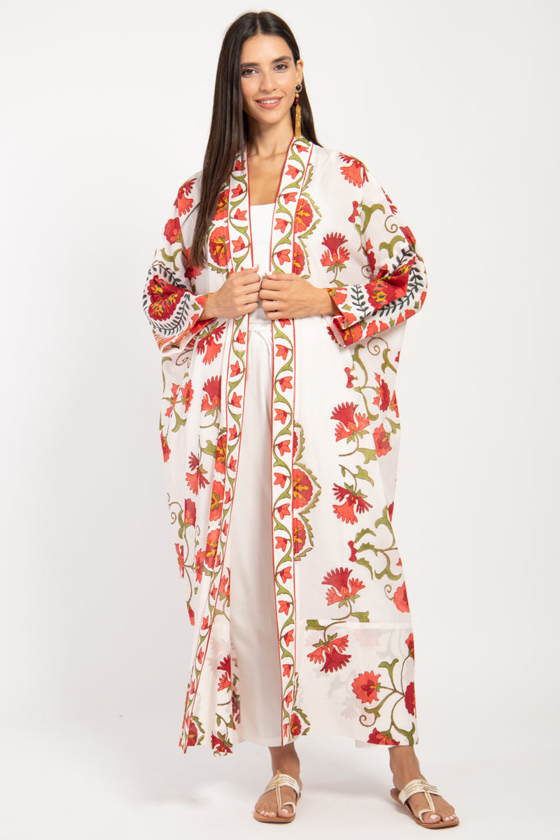 Sherif Cotton Cambric Printed Abaya