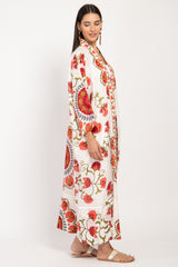 Sherif Cotton Cambric Printed Abaya