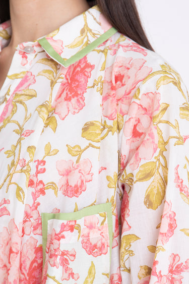 Bahiya Cotton Printed Pink Dress