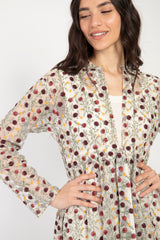 Rayan Cotton Embroidered Polka Floral Set