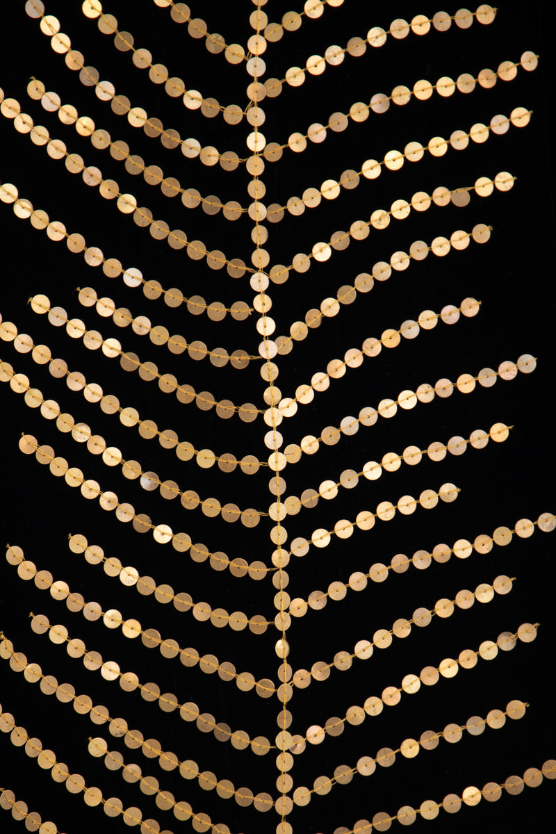 Yasma Velvet Tree Embroidered Abaya