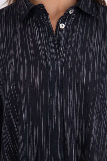 Edith Cotton Graphite Kaftan