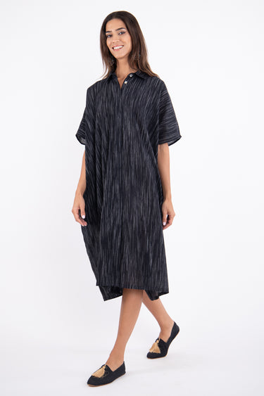 Edith Cotton Graphite Kaftan