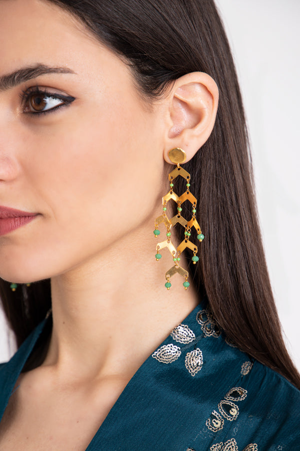 Migration Gold Earrings