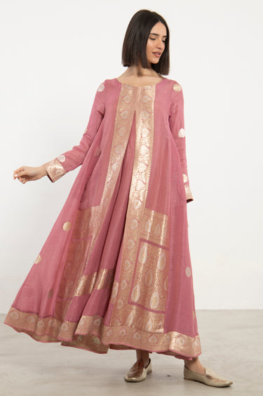 One-Of-a-Kind Souraya Pink & Gold Dress