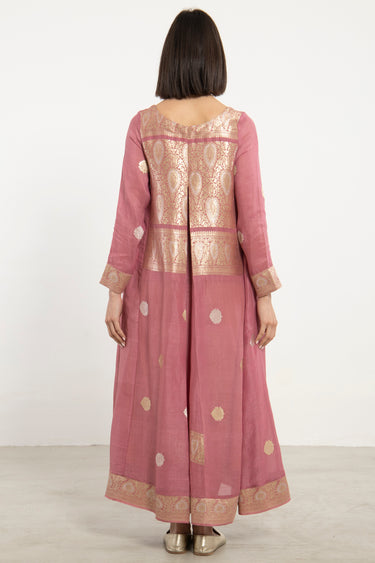 One-Of-a-Kind Souraya Pink & Gold Dress