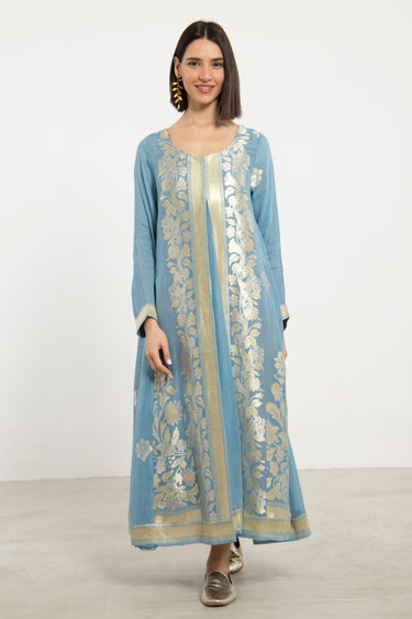 One-Of-a-Kind Souraya Blue Dress