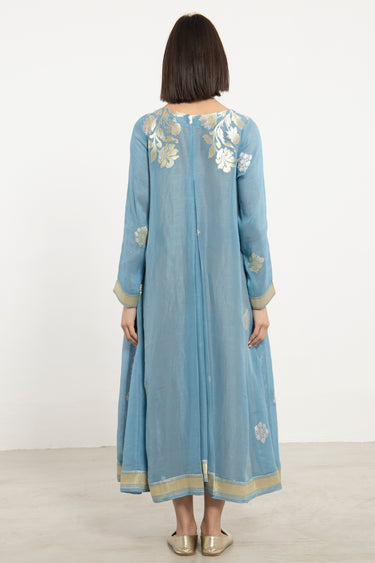 One-Of-a-Kind Souraya Blue Dress