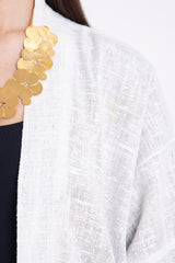 Tilal Cotton Gold Shimmer Abaya