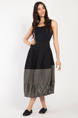Hawwa Cotton & Silk Brocade Skirt