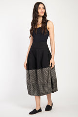 Hawwa Cotton & Silk Brocade Skirt