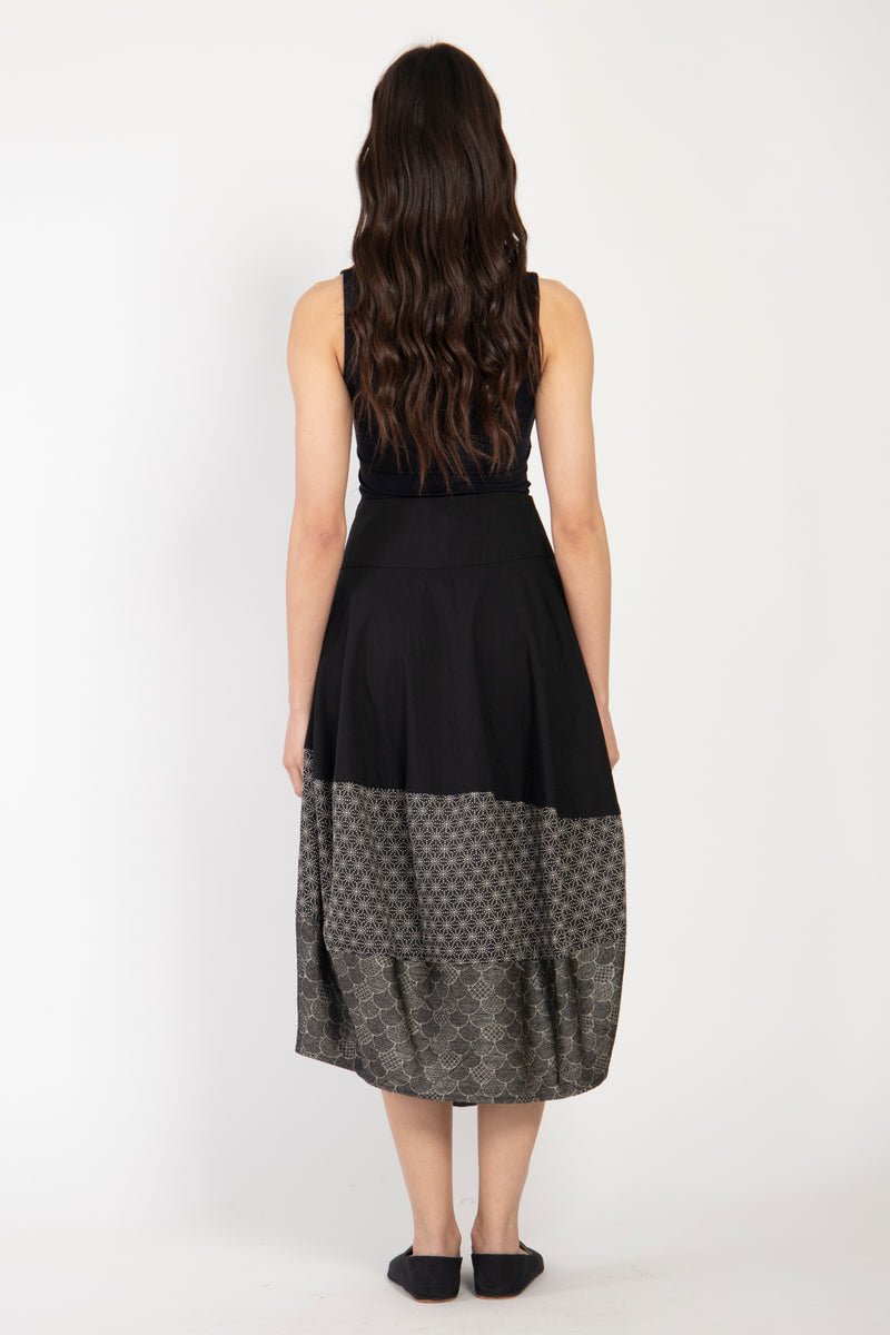 Hawwa Cotton & Silk Brocade Skirt