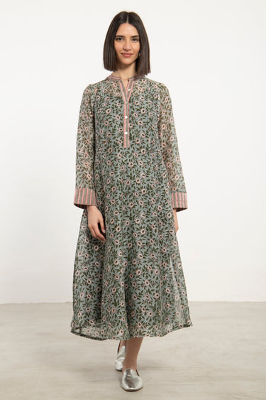 Jbeil Silk Green Dress